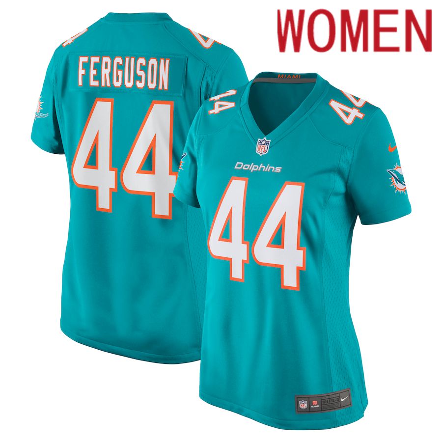 Women Miami Dolphins 44 Blake Ferguson Nike Green Game Player NFL Jersey